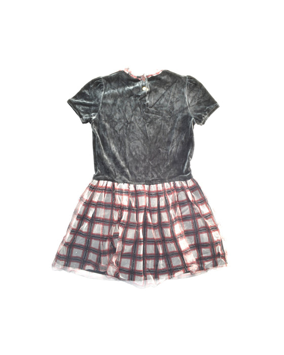 A Multicolor Short Sleeve Dresses from Petit Bateau in size 12Y for girl. (Back View)