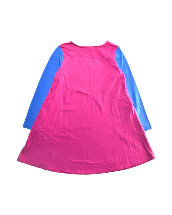 A Pink Long Sleeve Dresses from Hanna Andersson in size 8Y for girl. (Back View)