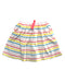 A Multicolour Short Skirts from Petit Bateau in size 8Y for girl. (Front View)