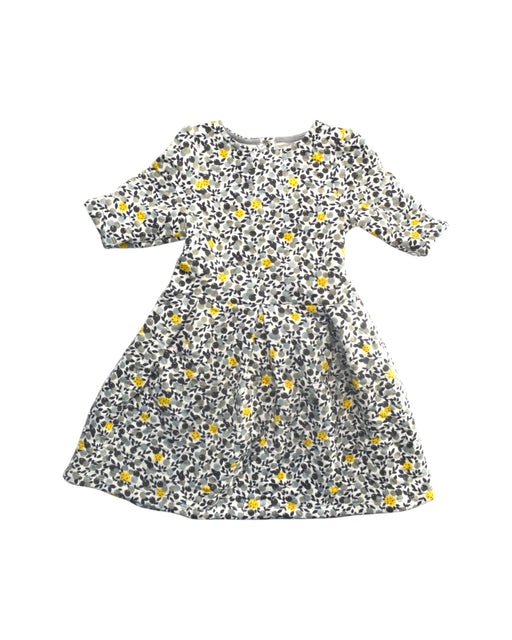 A Multicolour Long Sleeve Dresses from Petit Bateau in size 6T for girl. (Front View)