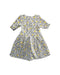 A Multicolour Long Sleeve Dresses from Petit Bateau in size 6T for girl. (Back View)