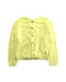 A Yellow Cardigans from Petit Bateau in size 6T for girl. (Front View)