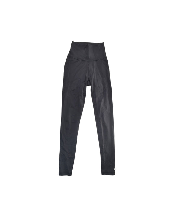 A Black Leggings from Adidas in size 10Y for girl. (Front View)