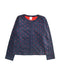 A Navy Cardigans from Petit Bateau in size 8Y for girl. (Front View)