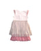 A Pink Sleeveless Dresses from Hanna Andersson in size 7Y for girl. (Back View)