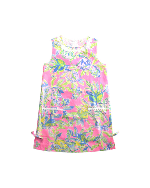 A Multicolour Sleeveless Dresses from Lilly Pulitzer in size 8Y for girl. (Front View)