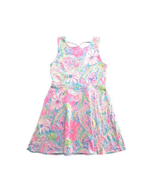 A Multicolour Sleeveless Dresses from Lilly Pulitzer in size 12Y for girl. (Front View)