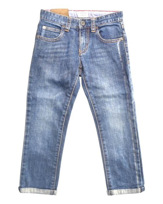 A Blue Jeans from Armani in size 4T for boy. (Front View)