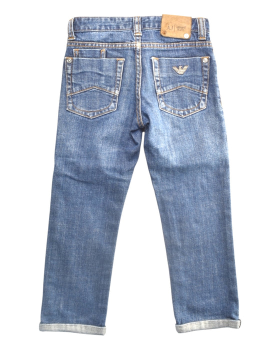 A Blue Jeans from Armani in size 4T for boy. (Back View)