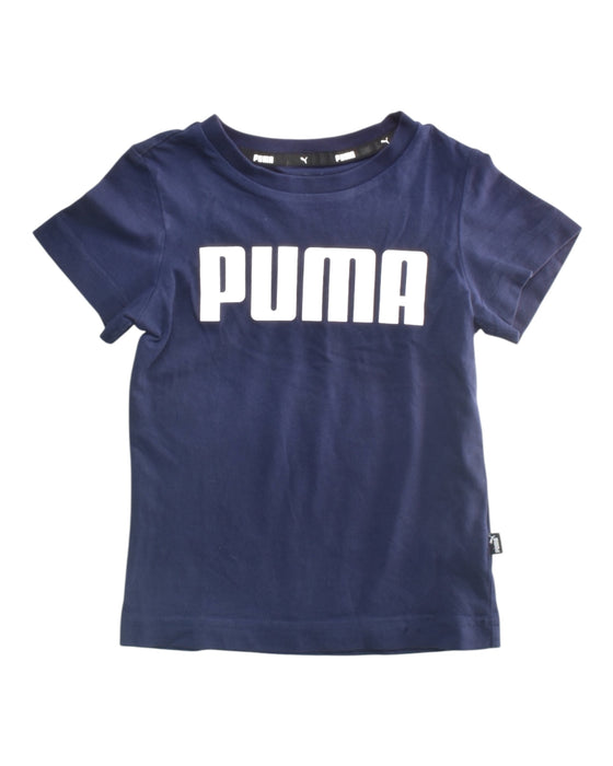 A Navy Short Sleeve T Shirts from Puma in size 3T for boy. (Front View)