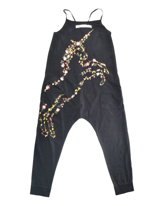 A Black Sleeveless Jumpsuits from Burberry in size 8Y for girl. (Front View)