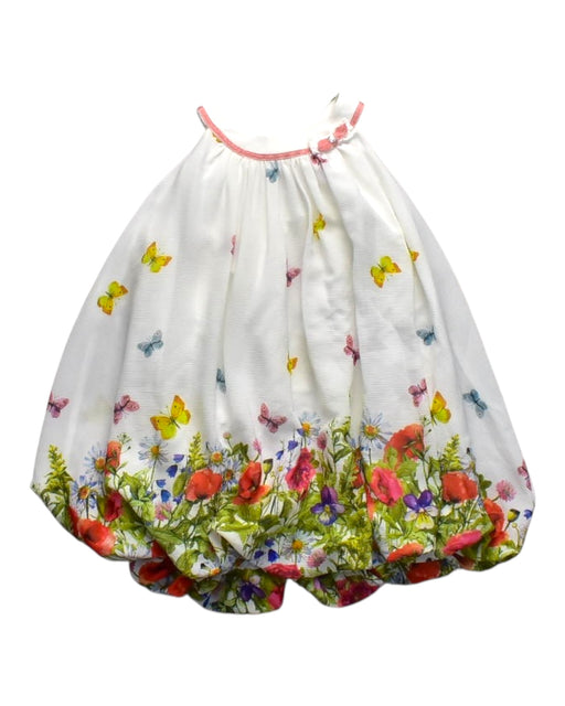 A Multicolour Sleeveless Dresses from Pink Heart in size 2T for girl. (Front View)