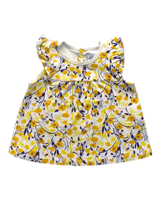A Multicolour Sleeveless Tops from Petit Bateau in size 12-18M for girl. (Front View)