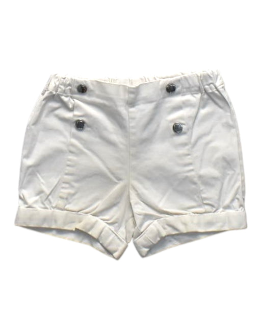 A White Shorts from Jacadi in size 12-18M for girl. (Front View)