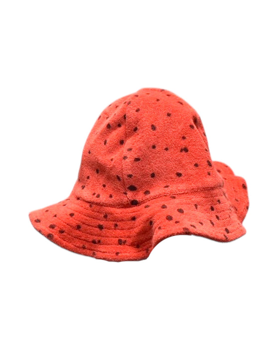 A Red Sun Hats from maed in size 2T for girl. (Back View)