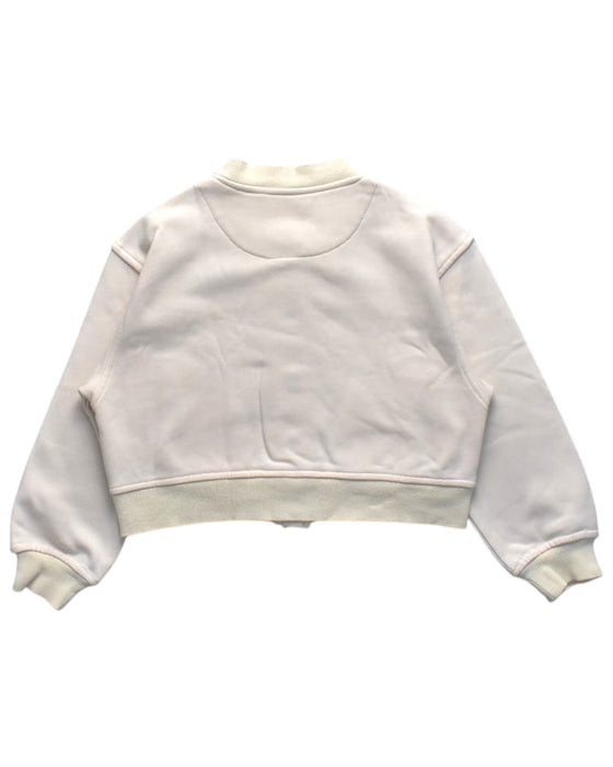 A White Lightweight Jackets from Seed in size 4T for boy. (Back View)