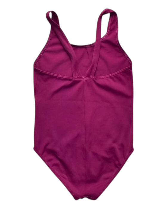 A Burgundy Swimsuits from Nabaiji in size 5T for girl. (Back View)