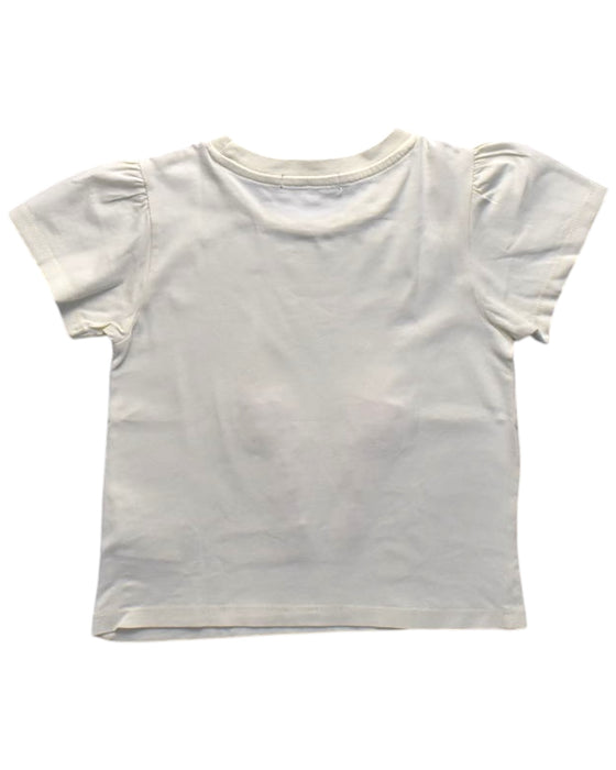 A White Short Sleeve T Shirts from Seed in size 4T for girl. (Back View)