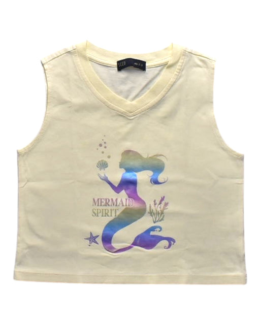 A Multicolour Sleeveless Tops from Seed in size 2T for girl. (Front View)
