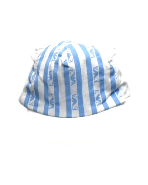 A Blue Sun Hats from Emporio Armani in size 3-6M for boy. (Front View)