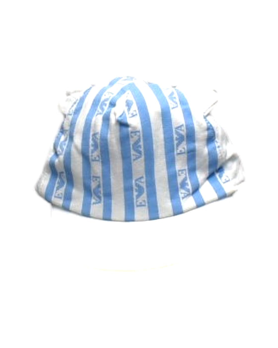 A Blue Sun Hats from Emporio Armani in size 3-6M for boy. (Front View)