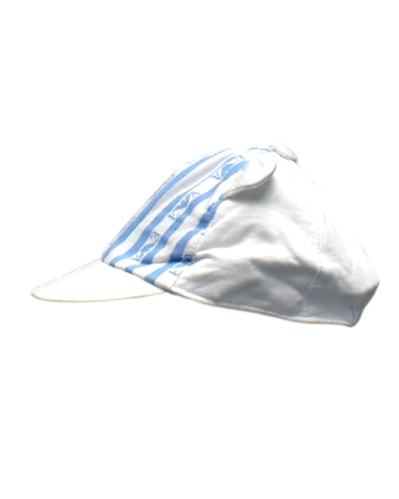 A Blue Sun Hats from Emporio Armani in size 3-6M for boy. (Back View)