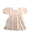A Beige Short Sleeve Dresses from Miann & Co in size 3T for girl. (Front View)