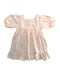 A Beige Short Sleeve Dresses from Miann & Co in size 3T for girl. (Back View)