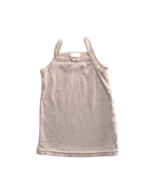 A Ivory Sleeveless Tops from Jamie Kay in size 3T for girl. (Front View)