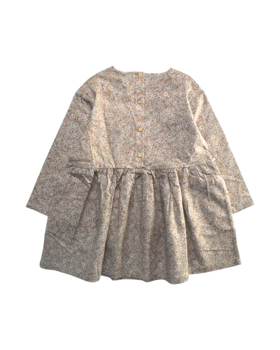 A Multicolor Long Sleeve Dresses from Wheat in size 3T for girl. (Back View)