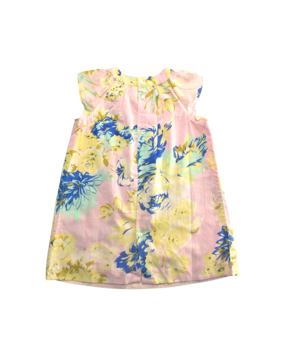 A Multicolour Sleeveless Dresses from Bonpoint in size 3T for girl. (Back View)