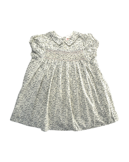 A White Short Sleeve Dresses from Bonpoint in size 3T for girl. (Front View)