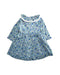 A Blue Long Sleeve Dresses from La Coqueta in size 3T for girl. (Back View)