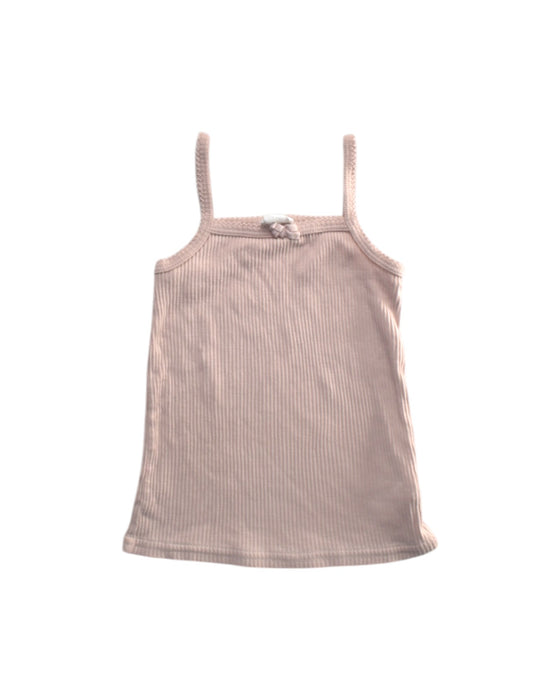 A Pink Sleeveless Tops from Jamie Kay in size 3T for girl. (Front View)
