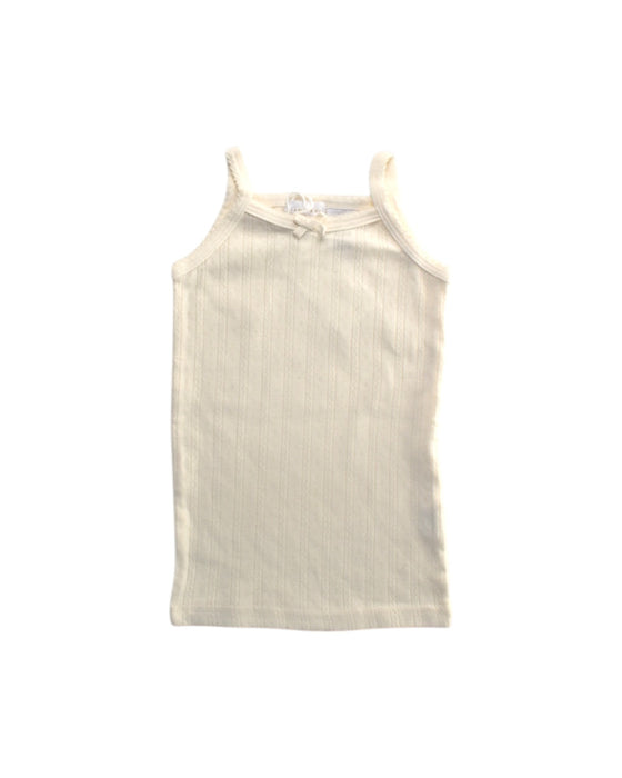 A Ivory Sleeveless Tops from Jamie Kay in size 2T for girl. (Front View)