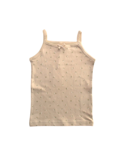 A Beige Sleeveless Tops from Jamie Kay in size 3T for girl. (Front View)
