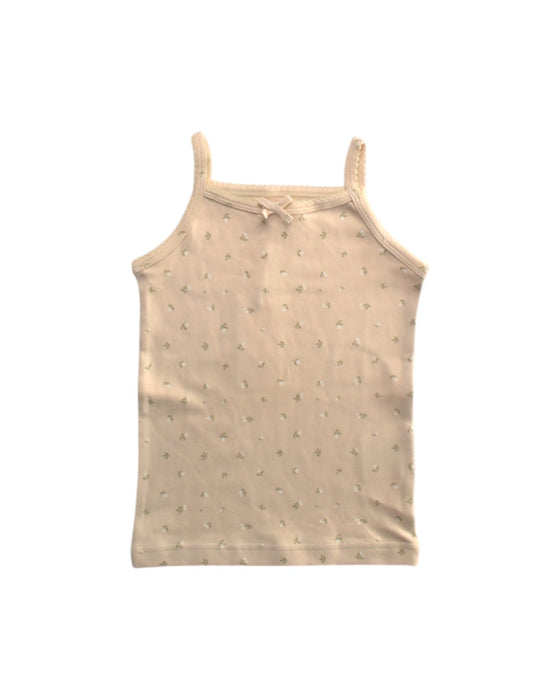A Beige Sleeveless Tops from Jamie Kay in size 3T for girl. (Front View)