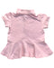 A Pink Short Sleeve Polos from Ralph Lauren in size 6-12M for girl. (Back View)