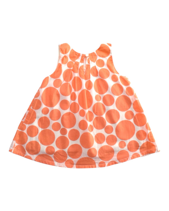 A Orange Sleeveless Dresses from Gingersnaps in size 6-12M for girl. (Back View)