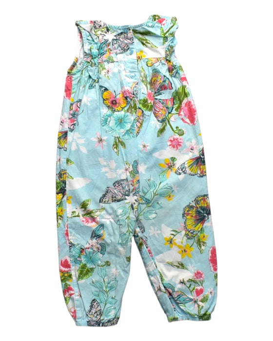 A Multicolour Sleeveless Rompers from Monsoon in size 12-18M for girl. (Back View)