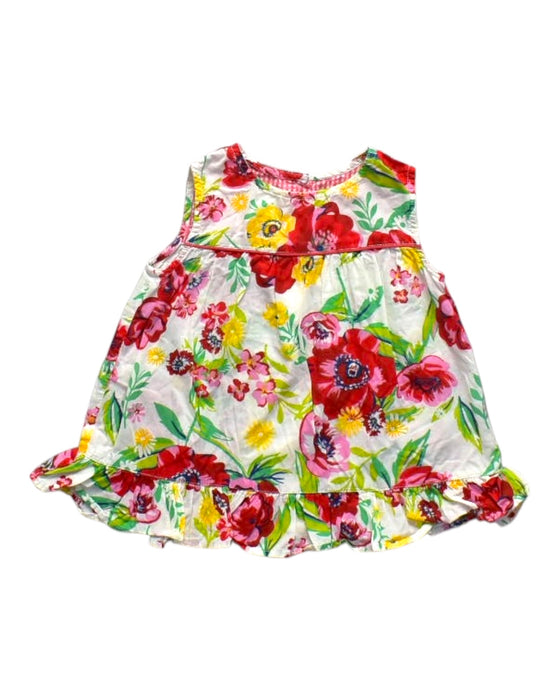 A Multicolour Sleeveless Dresses from Monsoon in size 12-18M for girl. (Front View)