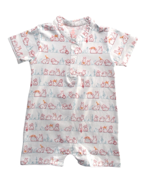 A Multicolour Short Sleeve Rompers from Elly in size 6-12M for boy. (Front View)