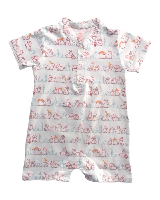 A Multicolour Short Sleeve Rompers from Elly in size 6-12M for boy. (Front View)