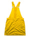A Yellow Overall Dresses from Adidas in size 13Y for girl. (Back View)