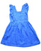 A Blue Sleeveless Dresses from Sea Apple in size 12Y for girl. (Front View)