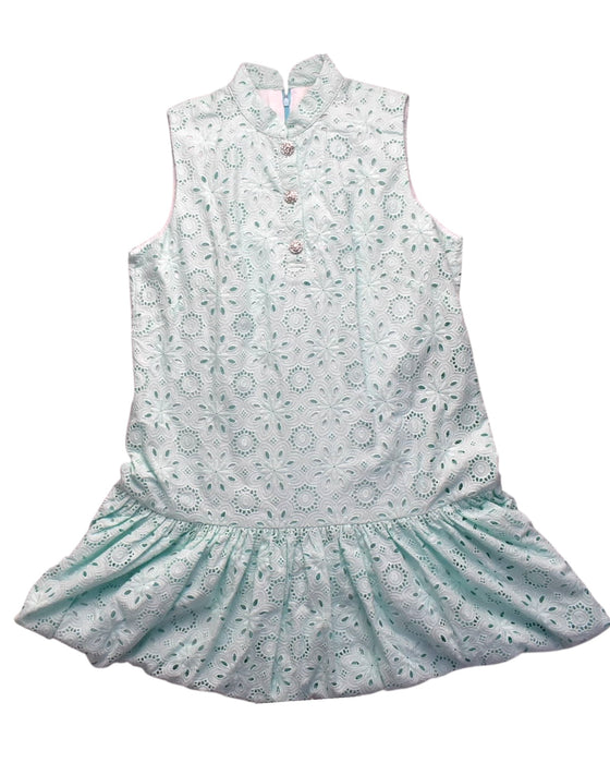 A Ivory Sleeveless Dresses from The Missing Piece in size 12Y for girl. (Front View)