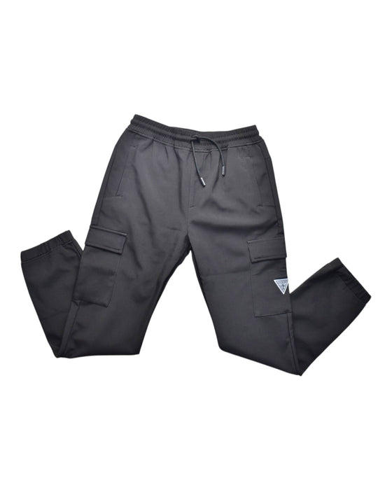 A Black Casual Pants from Guess in size 10Y for boy. (Front View)