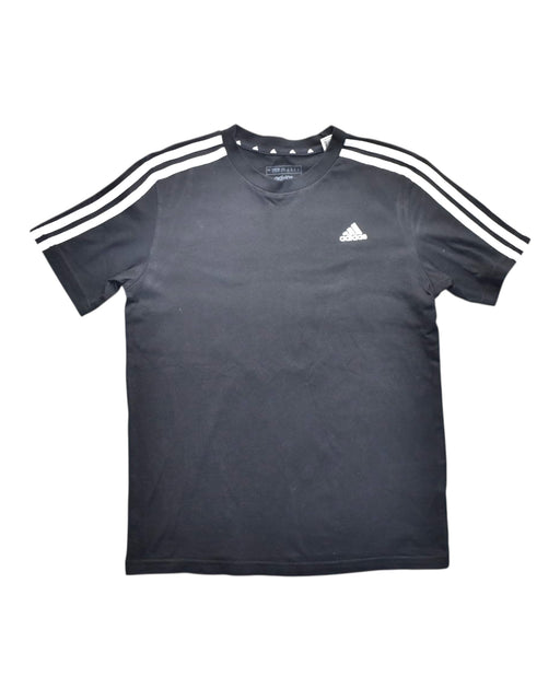 A Black Active Tops from Adidas in size 11Y for boy. (Front View)