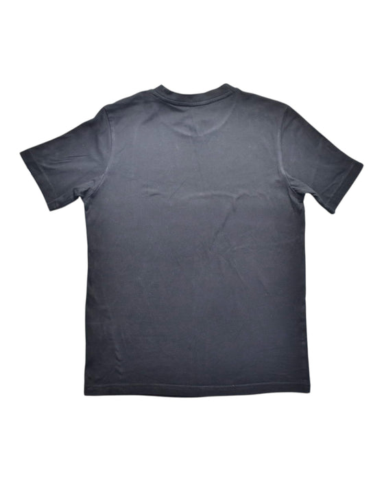 A Black Active Tops from Adidas in size 11Y for boy. (Back View)