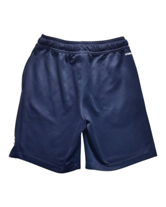 A Navy Active Shorts from Adidas in size 9Y for boy. (Back View)